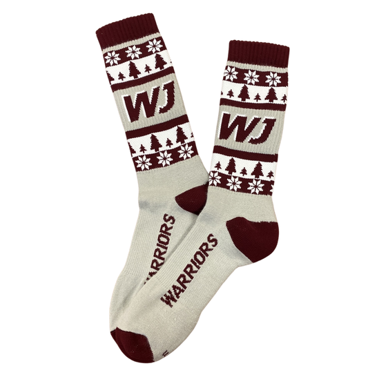 WJ Warriors Holiday Socks