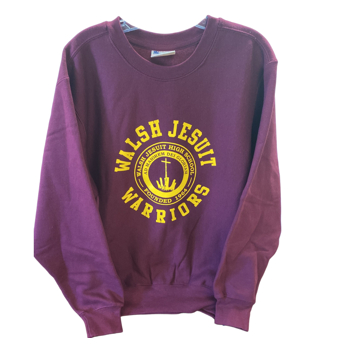 walsh-jesuit-cross-and-crown-seal-mv-sport-pro-weave-crewneck-walsh