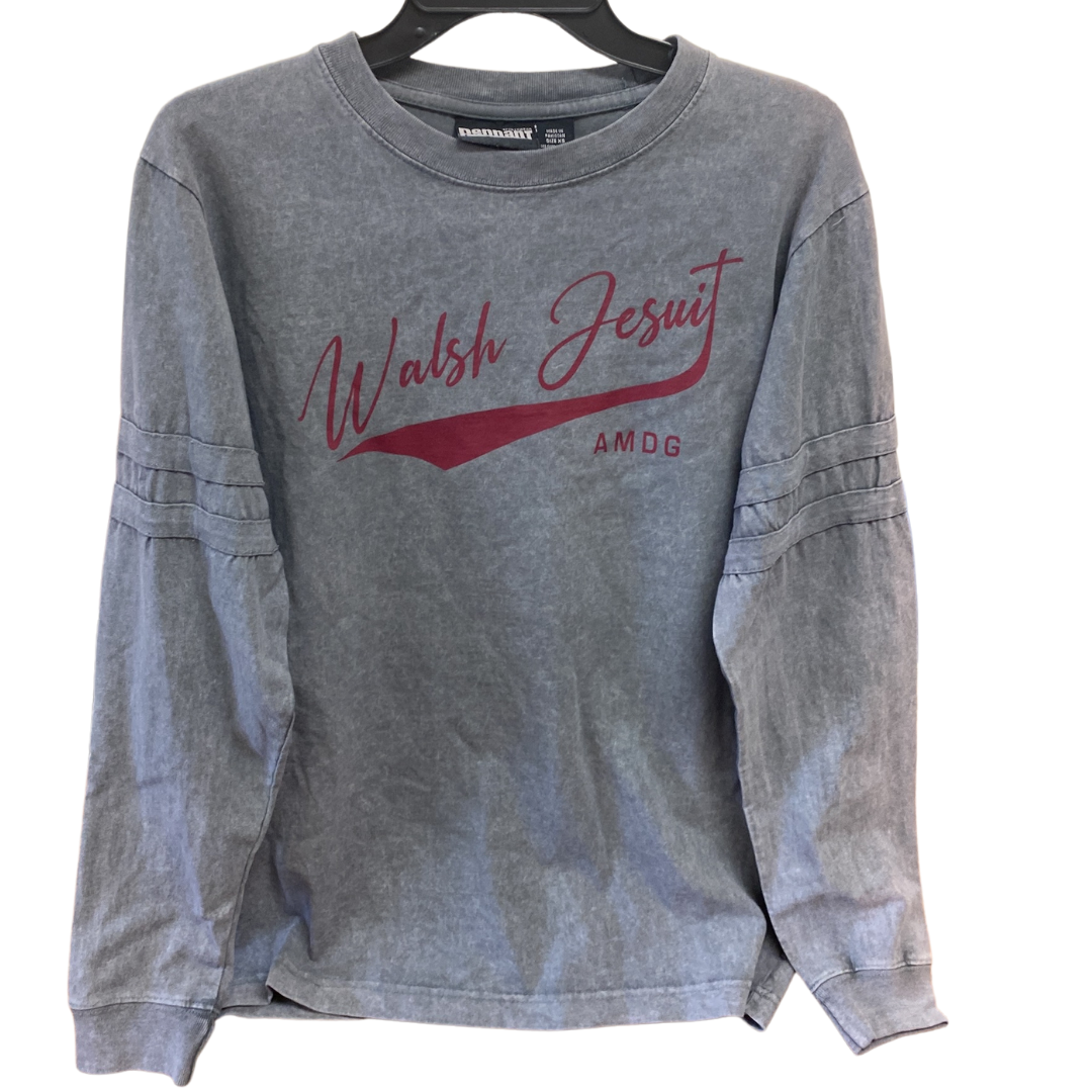 Walsh Jesuit Pennant Sportswear Sandwash Jersey Shirt - Granite