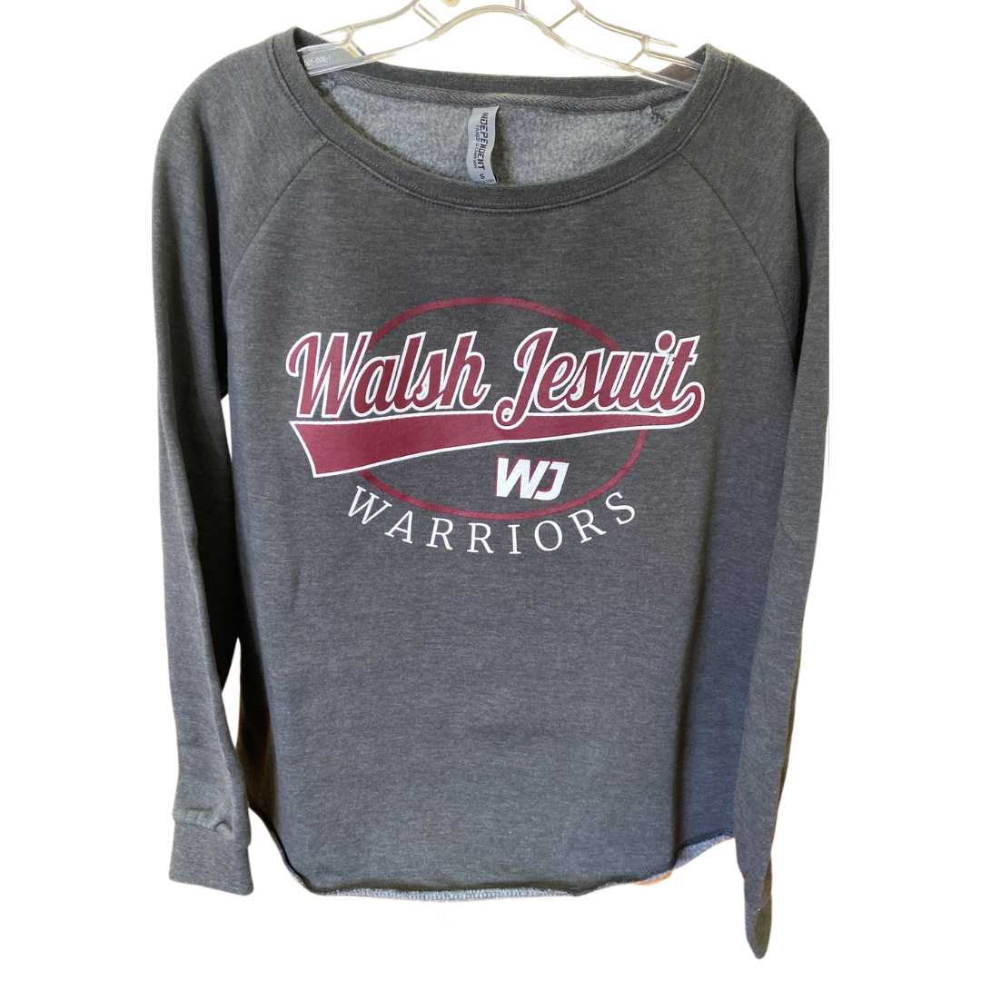 Walsh Jesuit California Wave Wash Crewneck Sweatshirt
